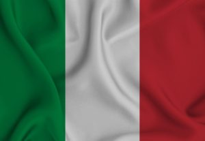 Italien Flagge (grün - weiß - rot)