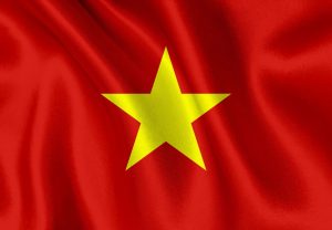 Flagge Vietnam (gelber Stern auf rotem Untergrund)