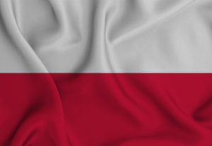 Flagge Polen - weiß und rot in Querstreifen