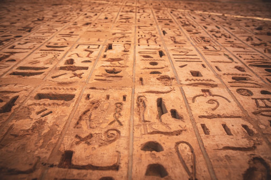 Wandmalerei im Tal der Könige - Ägypten