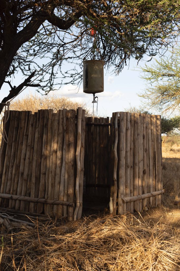 Bush Shower beim Amboseli Nationalpark